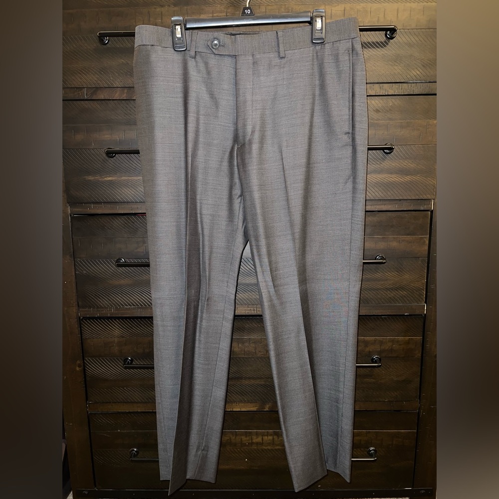 Kenneth Cole Grey Awearness Suit / Dress Pants, Size 34W, Great Condition